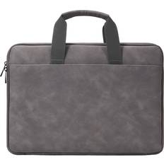 Temu Full-open Pu Leather Laptop Bag For 13-16 Inches