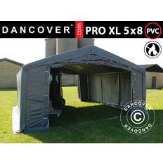 Dancover Lagertält Tälthall PRO 5x8x2.5x3.89 m PVC Grå