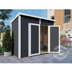 Redskabsskur antracit Dancover Redskabsskur Haveskur Timmo 2 2.44x1.21x2.11m Antracit (Areal )
