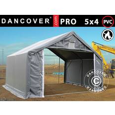 Dancover Lagertält Tälthall PRO 5x4x2x3.39m PVC Grå