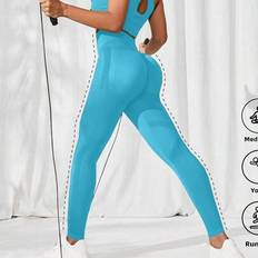 Leggings on sale Shein Seamless Solid Color High Elasticity Fitness Leggings