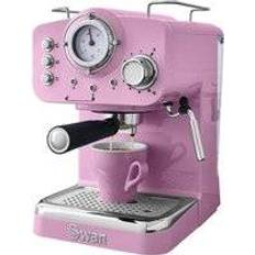 Pink Espresso Machines Swan Retro Pump SK22110 Pink