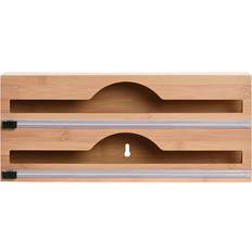 Home ESPRIT Natural Bamboo Kitchen Paper Towel Holder