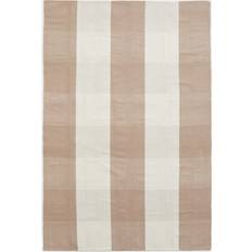 H&M Checked Flat Weave Rug 200 x 300 cm Beige