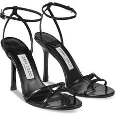 Jimmy Choo Læder Hjemmesko & Sandaler Jimmy Choo Leo Hælede Sandaler Leo Dame - Sort
