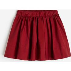 Red Skirts Children's Clothing H&M Voluminous Cotton Skirt - Dark Red