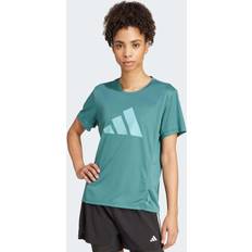 Gröna - Löpning Överdelar adidas Performance Run It T-shirt - Grönblå
