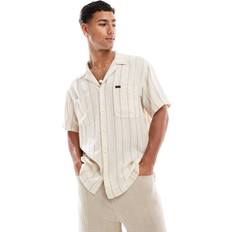 Lee Skjortor Lee 2 Pkt Camp Shirt Skjortor Herr - Beige