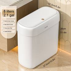 Cleaning Equipment & Cleaning Agents Temu 2.1gal Bullet Lid Trash Can With Lid