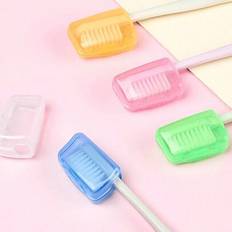 Shein 12/8/4/1pc Portable Toothbrush Holder - Keep Your Toothbrush Clean And Safe While Traveling! Toothbrush Holder Toothbrush Holder Toothbrush Head Cover Toothbrush Head Cover Toothbrush Hat Toothbrush Protector