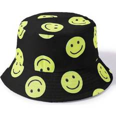 Black Bucket Hats Children's Clothing Shein Girls Fruit Design Bucket Hat Sun Protection - Cute