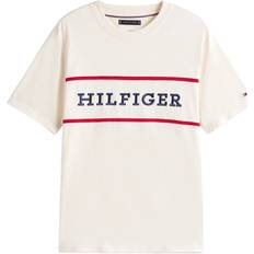 Tommy Hilfiger T-shirts Tommy Hilfiger Americana Colourblock Tee T-shirt Med Färgblock Och Logga - Vit
