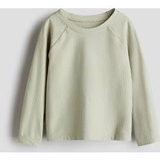 UV Shirts H&M Boys Textured Swim Top - Sage Green