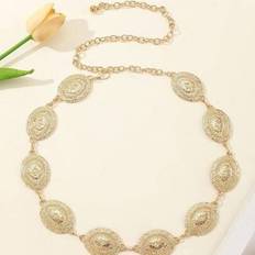 Body Chains on sale Shein Western Chain Belt Body Chain European American Fashion - B