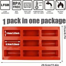 Bakeware Temu Versatile 9-Cavity Silicone Mold For Chocolate Mould
