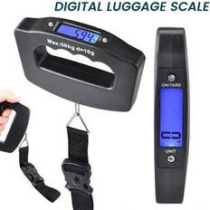 Black Luggage Scales Shein Digital Luggage Scale Portable 50kg