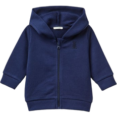 1-3M Hoodies Children's Clothing United Colors of Benetton Cotton Hoodie - Dark Blue