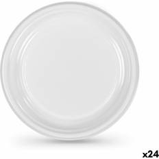 Algon Plade Plastik 20.5 cm 20.5 x 2 cm 12 Dele Tallerkensæt