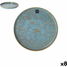Blue Serving Dishes La Mediterránea Blue Scratch Platter Set 8 Units Serving Dish