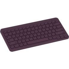 Keyboards North Compact Square Key Wireless Keyboard Plum Purple