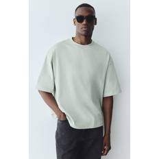 H&M Herre Oversized Fit T-shirt - Mintgrøn