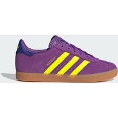 Scarpe per Bambini adidas Sneakers Gazelle In Camoscio Con Lacci - Giallo/Oro/Lilla