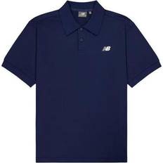 New Balance Men Polo Shirts New Balance NB Logo Polo Shirt - Navy
