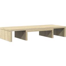 vidaXL Skärmställ Justerbart 60x24x10.5 cm Konstruerat Trä