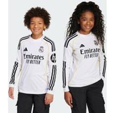 Real madrid 25 26 adidas Real Madrid 25 26 Långärmad Hemmatröja Barn White