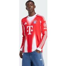 FC Bayern München Matchtröjor adidas FC Bayern 25 26 Långärmad Hemmatröja Red