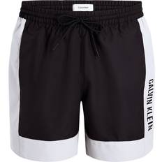 Calvin Klein Multifärgade Badkläder Calvin Klein Medium Drawstring Swim Shorts - White