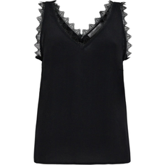 Co'Couture Dame Toppe Co'Couture Perincc Lace Singlet Toppe T-Shirts - Black