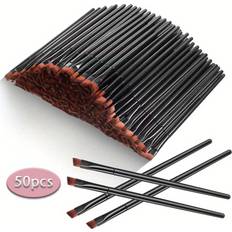 Cosmetics Temu Disposable Beveled Brow Brush Eyeliner - Black
