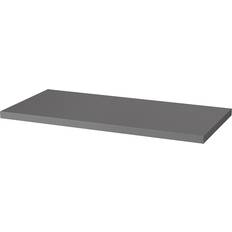Gråa Bordskivor IKEA Linnmon Mörkgrå 100x45 cm Bordsskiva