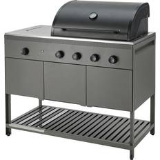 Båtskär Gasolgrill Med Sidobrännare 120x60 cm