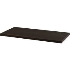 IKEA Svarta Bordskivor IKEA Linnmon Svartbrun 100x45 cm Bordsskiva