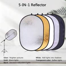Lighting & Studio Equipment Shein 5-In-1 Oval Light Reflector Kit