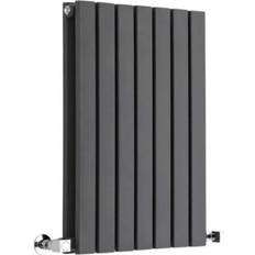 Sort Vandradiatorer Reina FLAT (RND-FL04BD) Horisontal Dobbelt Radiator 400x600mm Sort