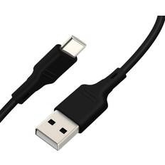 Kablar Blue Star USB-C Till USB-A Kabel 1m Svart