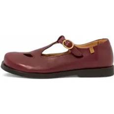 Rød Sejlersko El Naturalista Arenisca Burgundy Lædersko Fast Spænder Casual