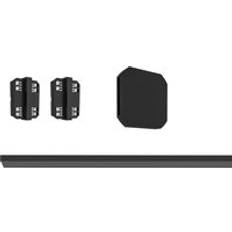 Black Spotlights Eglo Track Plus Modular Low-Voltage Black Rail Lighting System Spotlight