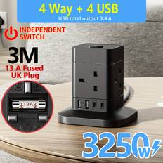 Temu 5m Extension Lead With Usb Slots