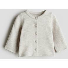 Enfärgade Koftor H&M Mjuk Kofta - Gråbeige