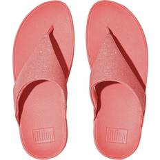 Fitflop Faux Leather Slippers & Sandals Fitflop Lulu Shimmerlux Flip Flops - Womens