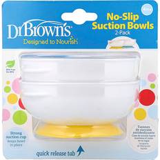 Dr. Brown's Tallrikar & Skålar Dr. Brown's No-Slip Suction Bowls 4 Months 2 Pack