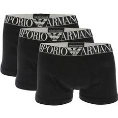Emporio Armani Boxershorts Logofür Herren 3er-pack - Schwarz