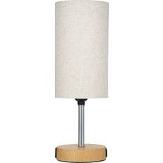 Neoglint Bedside Nightstand Lamp Beige Table Lamp