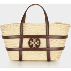Tory Burch Tote Bag & Shopper tasker Tory Burch Uld Ella Shopper Taske Med Double T Logo - Brun