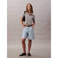 Calvin Klein Cotton Shorts Calvin Klein Relaxed Mixed Bermuda Denim Shorts - New