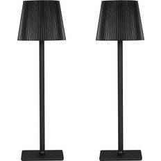 Tomshine 2 Packs LED Desk Lamp Black Table Lamp